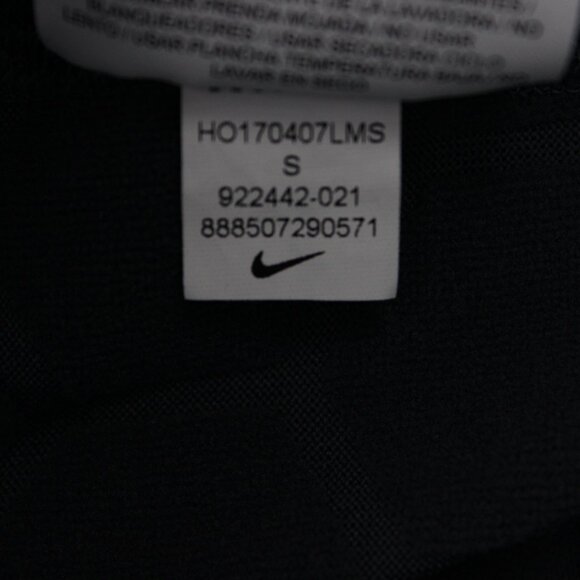 Nike Pro Sweatshirt Mens Small Gray Hyperwarm 1/4 Zip Mock Neck L/S Pullover - Picture 10 of 16